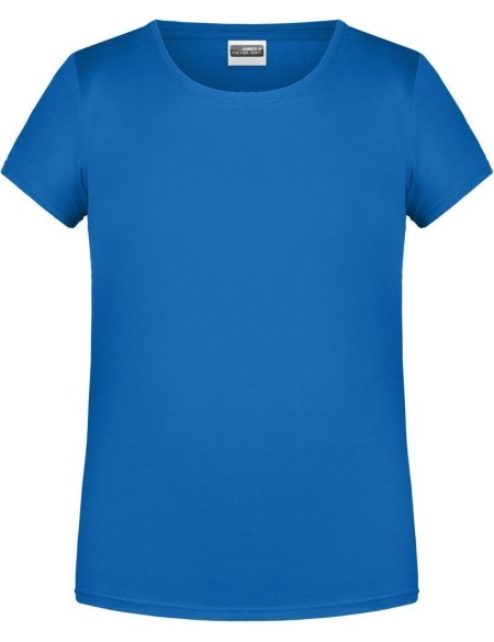 James+Nicholson 8007G Mädchen-T-Shirt aus Bio-Baumwolle – Kobalt XXL