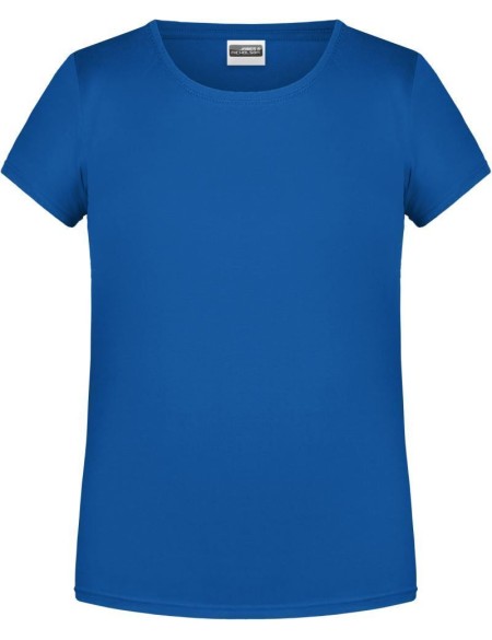 James+Nicholson Mädchen-T-Shirt aus Bio-Baumwolle 8007G – Royal S