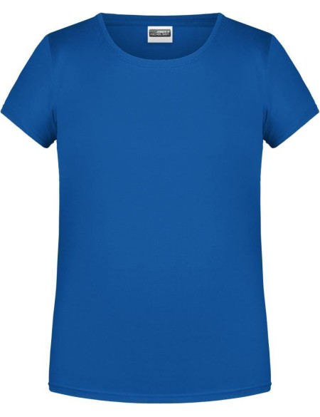 James+Nicholson Mädchen-T-Shirt aus Bio-Baumwolle 8007G – Royal L