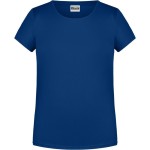 James+Nicholson Mädchen-T-Shirt aus Bio-Baumwolle 8007G – Dark Royal XL