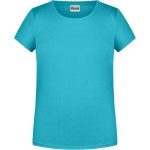 James+Nicholson 8007G Mädchen-T-Shirt aus Bio-Baumwolle – Pacific XS