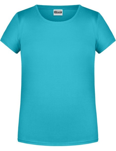 James+Nicholson 8007G Mädchen-T-Shirt aus Bio-Baumwolle – Pacific XS