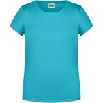 James+Nicholson Mädchen-T-Shirt aus Bio-Baumwolle 8007G – Pacific S