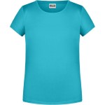James+Nicholson 8007G Mädchen-T-Shirt aus Bio-Baumwolle – Pacific XL