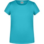 James+Nicholson Mädchen-T-Shirt aus Bio-Baumwolle 8007G – Pacific XXL