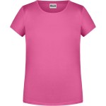 James+Nicholson Mädchen-T-Shirt aus Bio-Baumwolle 8007G – Pink S