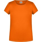 James+Nicholson Mädchen-T-Shirt aus Bio-Baumwolle 8007G - Orange M