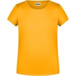James+Nicholson Mädchen-T-Shirt aus Bio-Baumwolle 8007G – Goldgelb XL