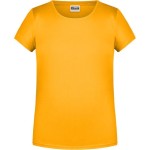 James+Nicholson Mädchen-T-Shirt aus Bio-Baumwolle 8007G – Goldgelb XXL