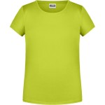 James+Nicholson Mädchen-T-Shirt aus Bio-Baumwolle 8007G – Säuregelb L