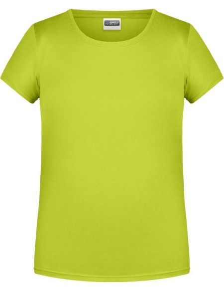 James+Nicholson 8007G Mädchen-T-Shirt aus Bio-Baumwolle – Säuregelb XL