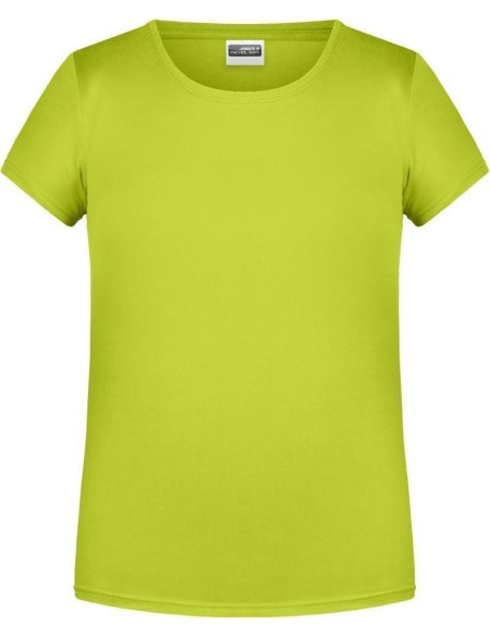 James+Nicholson Mädchen-T-Shirt aus Bio-Baumwolle 8007G – Säuregelb XXL