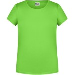 James+Nicholson 8007G Mädchen-T-Shirt aus Bio-Baumwolle – Limettengrün XL
