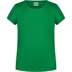 James+Nicholson 8007G Mädchen-T-Shirt aus Bio-Baumwolle – Farngrün XS