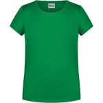 James+Nicholson Mädchen-T-Shirt aus Bio-Baumwolle 8007G – Farngrün L
