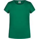 James+Nicholson Mädchen-T-Shirt aus Bio-Baumwolle 8007G – Irischgrün XS