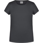 James+Nicholson T-Shirt aus Bio-Baumwolle für Mädchen 8007G – Graphite XXL