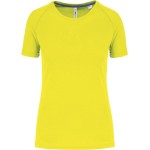 Damen-Sport-T-Shirt Kariban PA4013 – Fluoreszierendes Gelb M