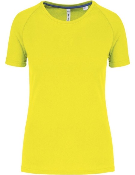 Damen-Sport-T-Shirt Kariban PA4013 – Fluoreszierendes Gelb XXL