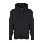 Herren-Kapuzenpullover mit Reißverschluss ZOODIE – Black Smoke M