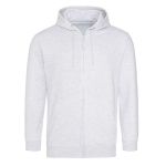 Herren-Kapuzenpullover mit Reißverschluss ZOODIE - Ash S