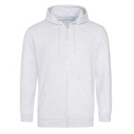 Herren-Kapuzenpullover mit Reißverschluss ZOODIE – Ash XXL