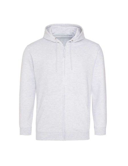 Herren-Kapuzenpullover mit Reißverschluss ZOODIE – Ash XXL