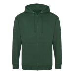 Herren-Kapuzenpullover mit Reißverschluss ZOODIE – Flaschengrün S