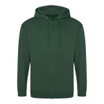 Herren-Kapuzenpullover mit Reißverschluss ZOODIE – Flaschengrün M