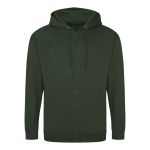 Herren-Kapuzenpullover mit Reißverschluss ZOODIE – Waldgrün XXL