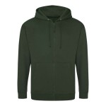 Herren-Kapuzenpullover mit Reißverschluss ZOODIE – Waldgrün M