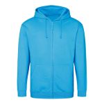 Herren-Kapuzenpullover mit Reißverschluss ZOODIE – Hawaiiblau S