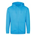 Herren-Kapuzenpullover mit Reißverschluss ZOODIE – Hawaiiblau S