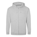 Herren-Kapuzenpullover mit Reißverschluss ZOODIE – Heather Grey L