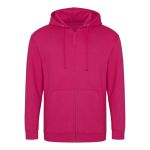 Herren-Kapuzenpullover mit Reißverschluss ZOODIE – Pink XXL