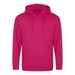 Herren-Kapuzenpullover mit Reißverschluss ZOODIE – Pink M