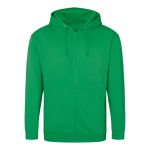 Herren-Kapuzenpullover mit Reißverschluss ZOODIE – Kelly Green M