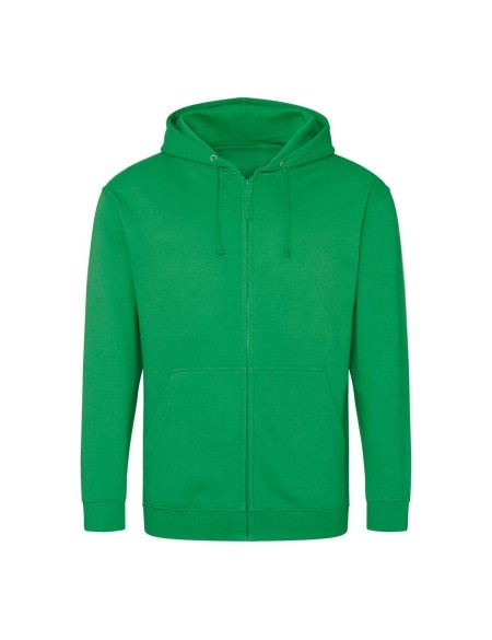 Herren-Kapuzenpullover mit Reißverschluss ZOODIE – Kelly Green XL