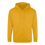 Herren-Kapuzenpullover mit Reißverschluss ZOODIE – Senf L
