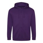 Herren-Kapuzenpullover mit Reißverschluss ZOODIE – Lila S