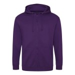 Herren-Kapuzenpullover mit Reißverschluss ZOODIE – Lila L