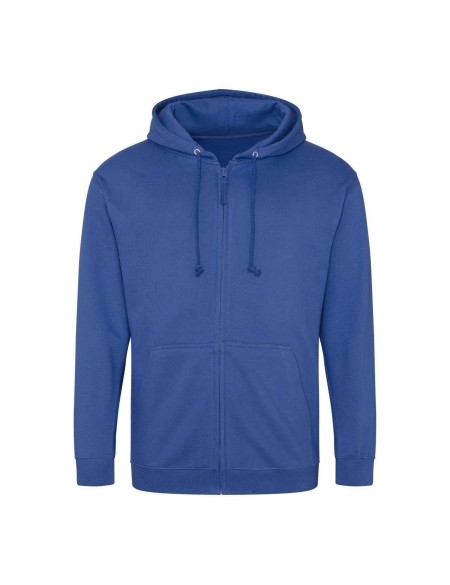 Herren-Kapuzenpullover mit Reißverschluss ZOODIE – Königsblau XXL