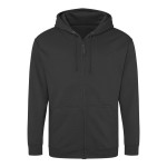Herren-Kapuzenpullover mit Reißverschluss ZOODIE – Sturmgrau XL