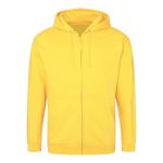 Herren-Kapuzenpullover mit Reißverschluss ZOODIE – Sonnengelb S