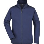 James+Nicholson JN52 Damen-Kapuzenpullover mit Reißverschluss – Marineblau M