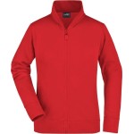 James+Nicholson JN52 Damen-Kapuzenpullover mit Reißverschluss – Rot XL