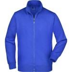 James+Nicholson JN46 – Royal XXL Herren-Sweatshirt mit Reißverschluss