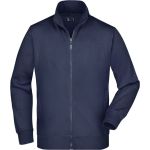 James+Nicholson JN46 Herren-Kapuzenpullover mit Reißverschluss – Marineblau M
