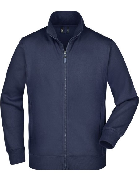 James+Nicholson JN46 Herren-Kapuzenpullover mit Reißverschluss – Marineblau XL
