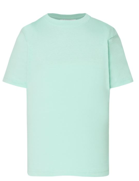 Kinder-T-Shirt mit kurzen Ärmeln TSRK150 – Mintgrün 7/8 Jahre